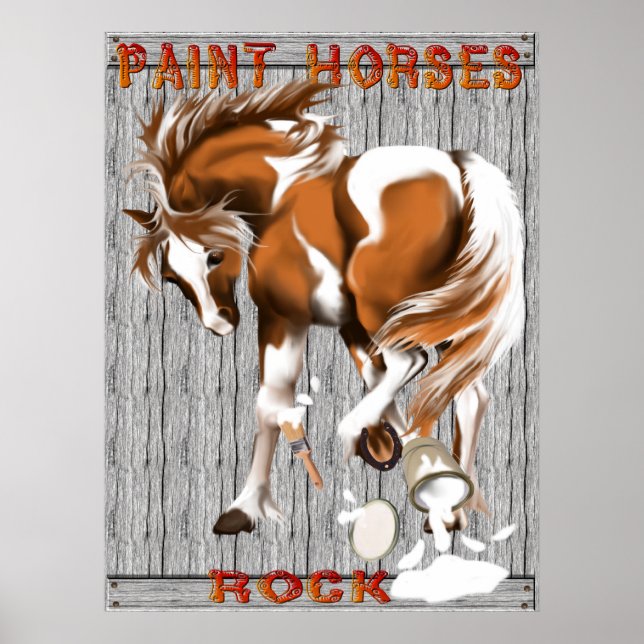 Paint Horses Rock poster (Front)