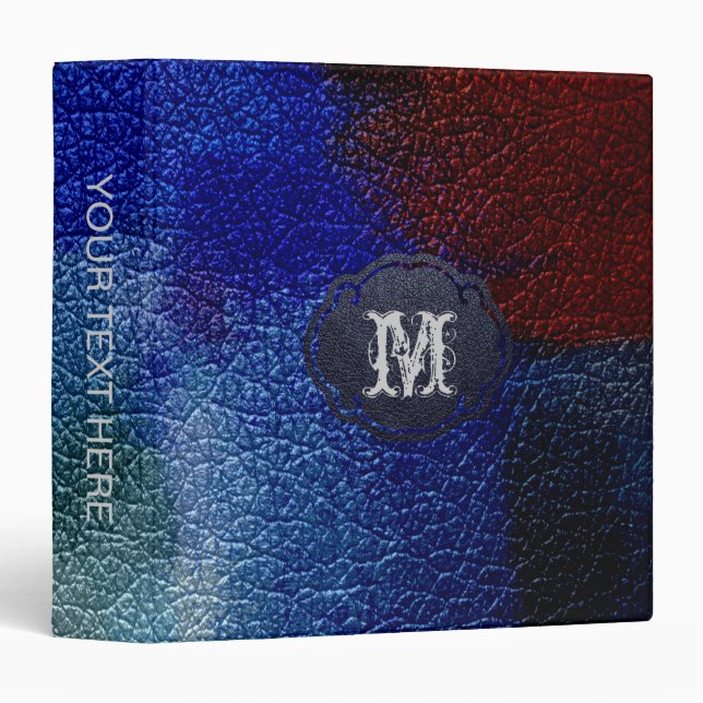 Paint Leather Look Binder (Front/Spine)