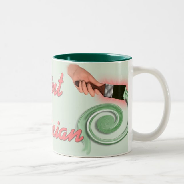 Paint Magician Two-Tone Coffee Mug (Right)