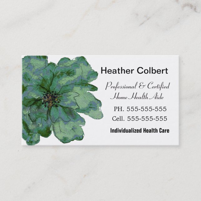 Paint Me Gavine Caregiver Professional Business Card (Front)