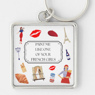 Paint Me Like One of Your French Girls - Aesthetic Keychain