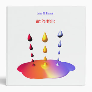 Paint Mix Portfolio Binder