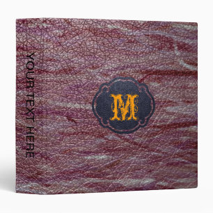 Paint Old Purple Leather Look Binder