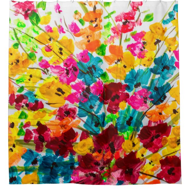 paint painting flowers texture, painting bright fl (Front)