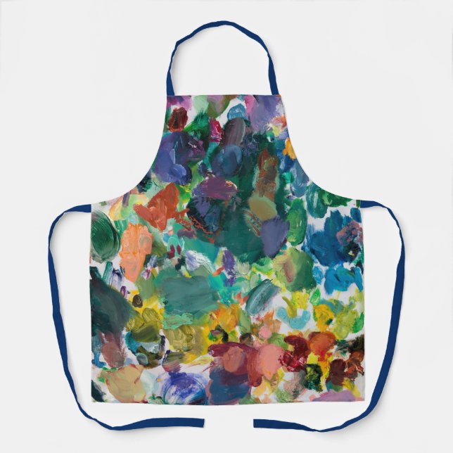Paint Palette Apron One (Front)