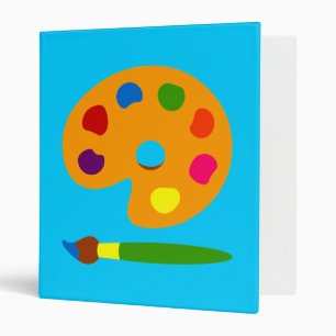 Paint Palette Art Binder
