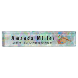 Paint Palette Nameplate