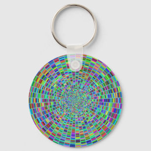 Paint Palette Vortex Customize Colour Wheel Keychain