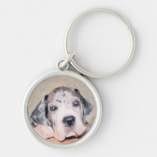 Paint: Puppy Dane Keychain