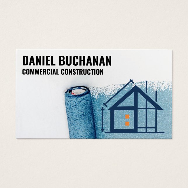 Paint Rollers Logo | Home Blue Print Logo (Front)