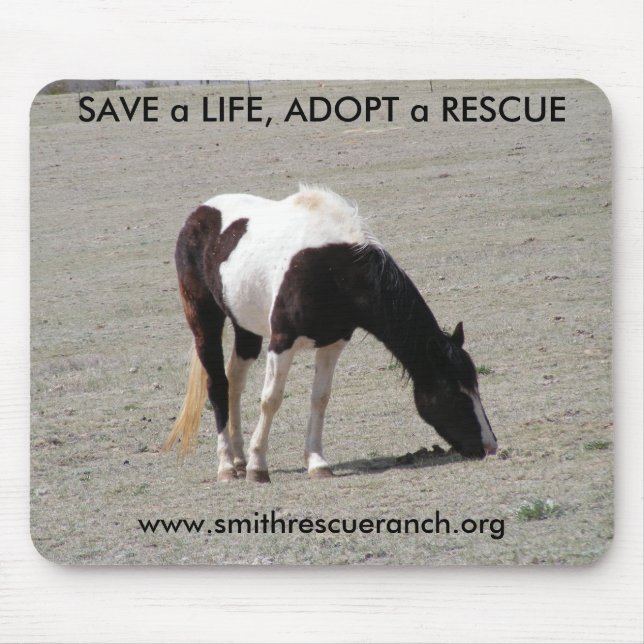 PAINT~SAVE a LIFE, ADOPT a RESCUE Mousepad (Front)