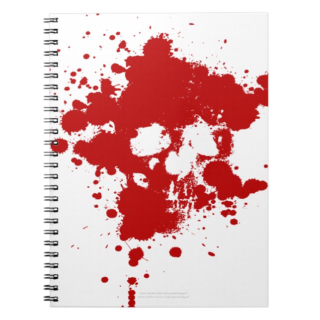 Paint Skull Notebook (Front)