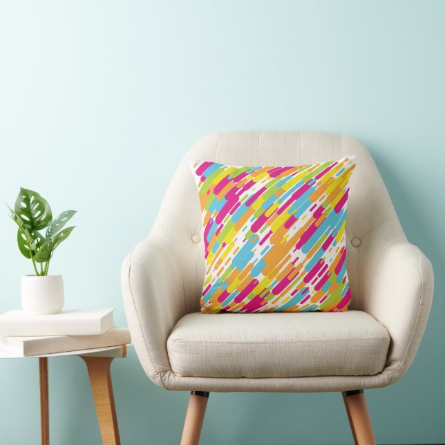 Paint Slash  16x16 Throw Pillow (Chair)