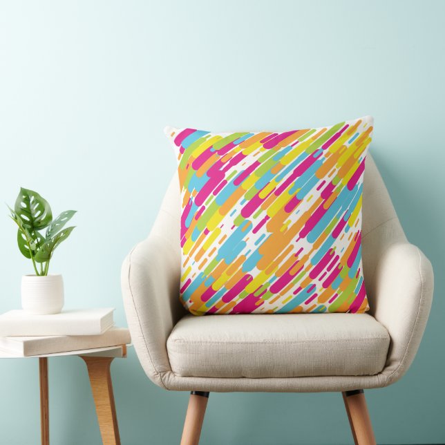 Paint Slash 20x20 Throw Pillow (Chair)