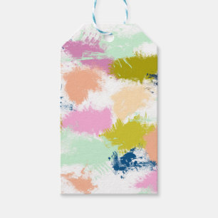 Paint smears gift tags
