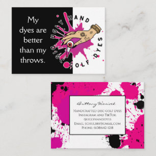 Paint Speckles Logo and Business Info   Card