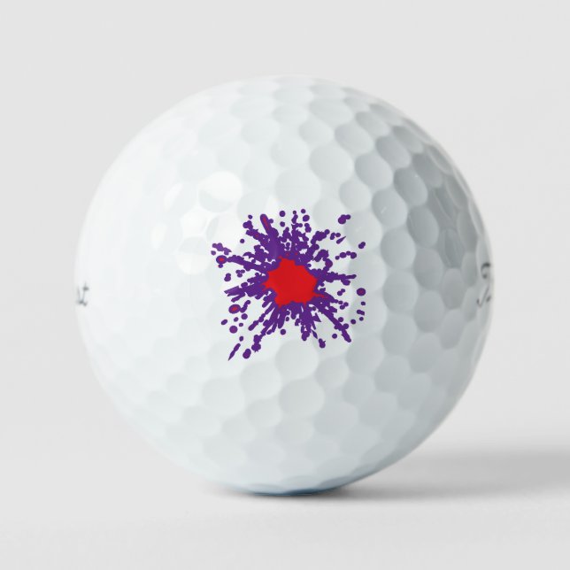Paint Splash  Golf Balls (Front)