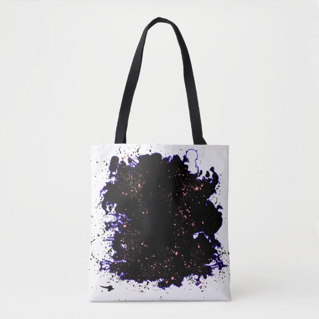 Paint Splash Groovy Tote Bag (Devant)