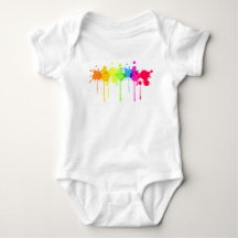 Paint Splash Jersey Bodysuit