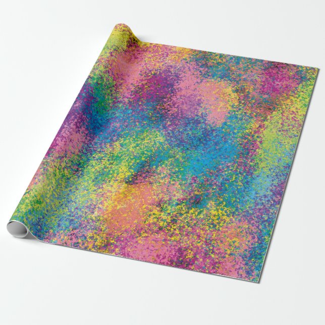 Paint splash.  wrapping paper (Unrolled)