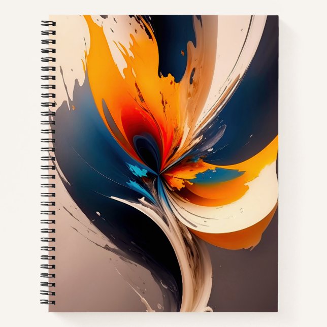 Paint Splash Zone Notebook (Front)