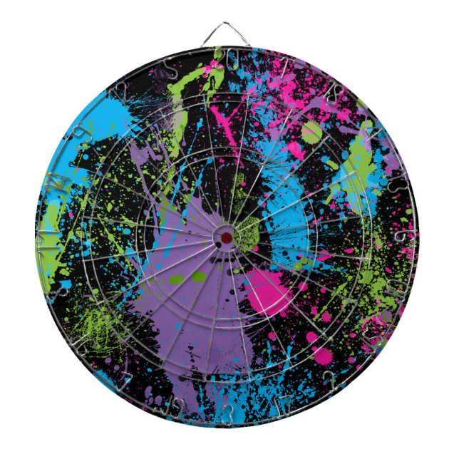 Paint Splater Dartboard (Front)