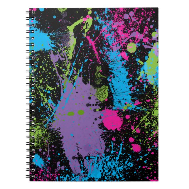 Paint Splater Notebook (Front)