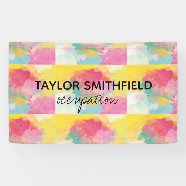 Paint Splatter Banner (Horizontal)