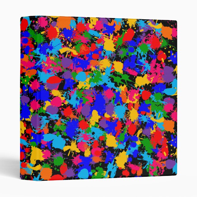 Paint Splatter Binder (Front/Spine)