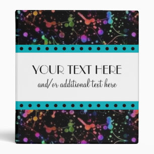 Paint Splatter Binder