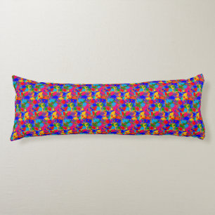 Paint Splatter Body Pillow