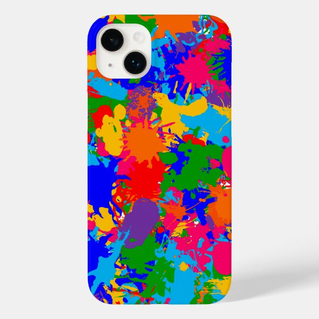 Paint Splatter Case-Mate iPhone Case (Back)