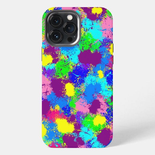 Paint Splatter Case-Mate iPhone Case (Back)