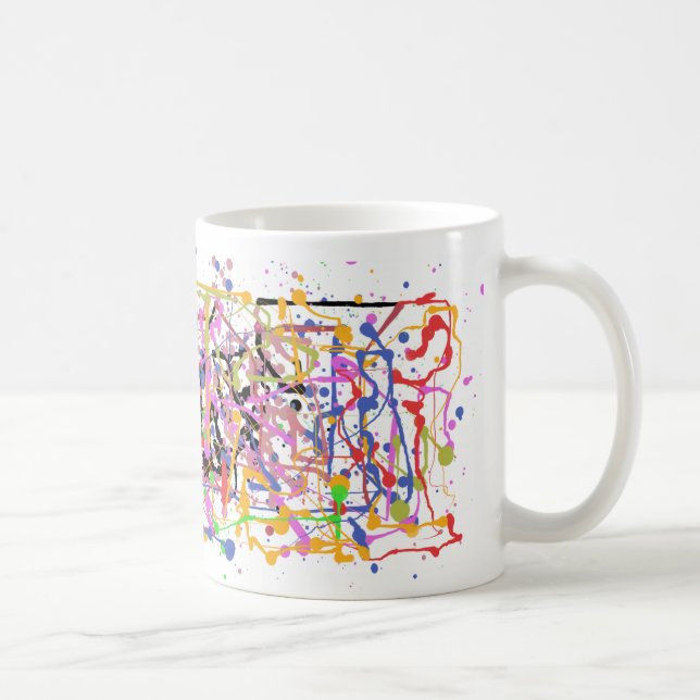 Paint Splatter Coffee Mug (Right)