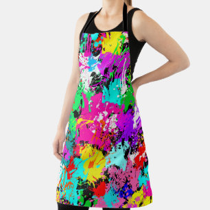 Paint Splatter Design Apron