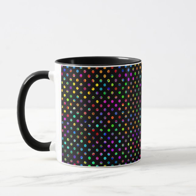 Paint Splatter Dots Mug (Left)