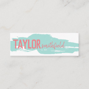 paint splatter ink spill modern business card