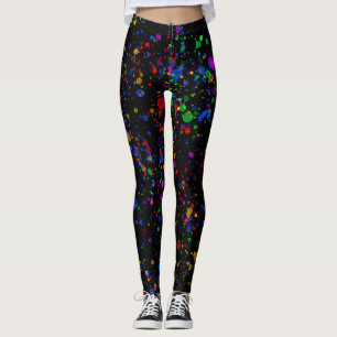 Paint splatter leggings