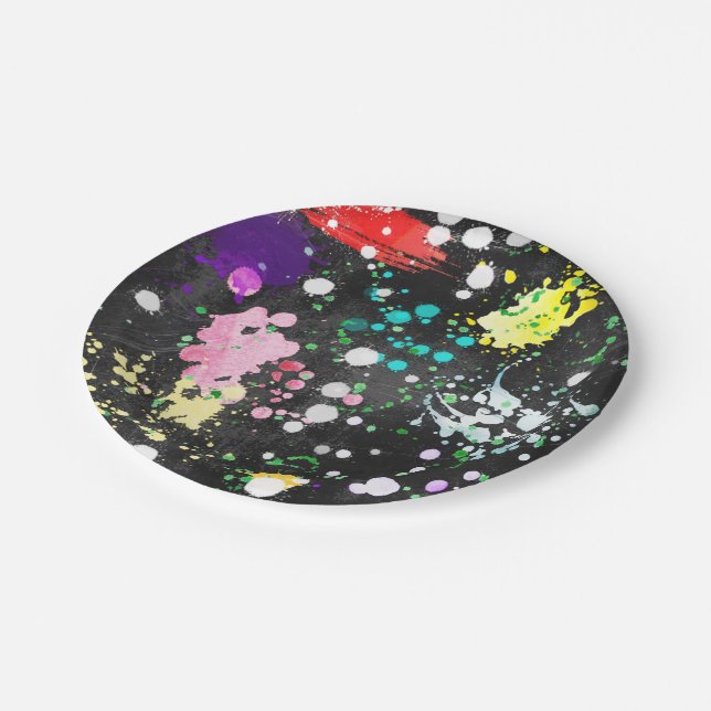 Paint Splatter Plates (Angled)
