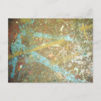 Paint Splatter Postcard