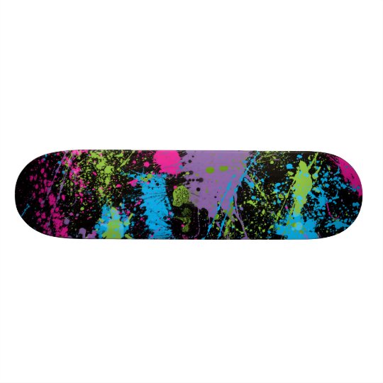 Paint Splatter Skate Decks