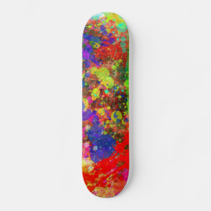 Paint Splatter Skateboard