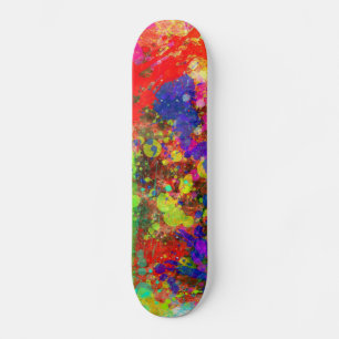 Paint Splatter Skateboard