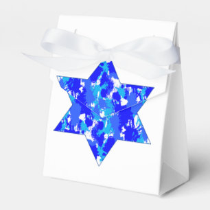 Paint Splatter Star Favor Box