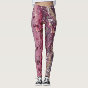 Paint Splatter Stone Leggings