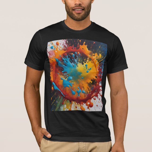Paint splatter  T-Shirt (Front)