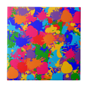 Paint Splatter Tile