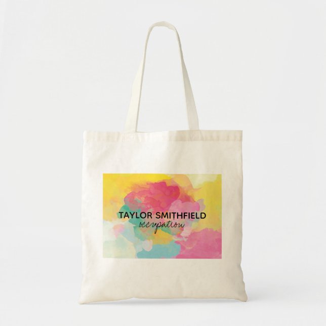 Paint Splatter Tote Bag (Front)