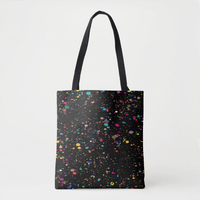 Paint Splatter Tote Bag (Front)