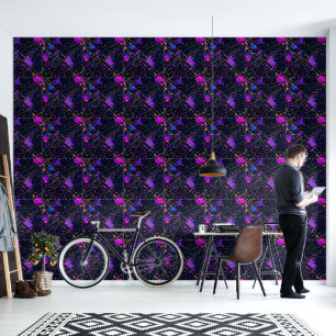 Paint Splatter Vibrant Colourful Pattern Wallpaper